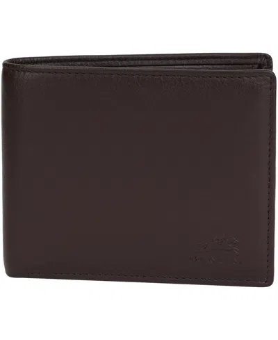 Mancini Men's Sonoma Rfid Secure Center Wing Wallet In Brown