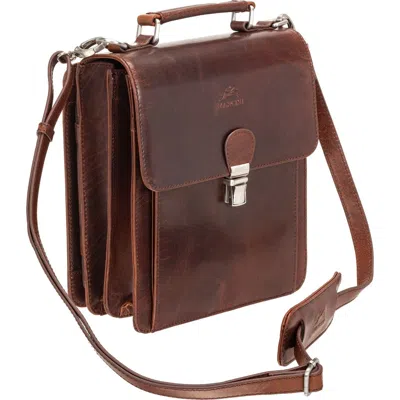 Mancini Organizer Travel Bag In Brown