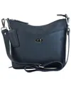 MANCINI PEBBLE ELIZABETH LEATHER CROSSBODY HANDBAG