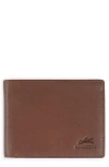 Mancini Rfid Bifold Wallet In Brown