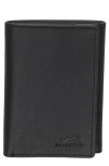 Mancini Rfid Trifold Wallet In Black