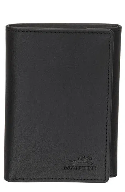 Mancini Rfid Trifold Wallet In Black