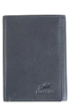 Mancini Rfid Trifold Wallet In Gray