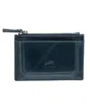 Mancini South Beach Rfid Secure Card Case And Coin Pocket In Blue