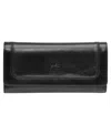 Mancini South Beach Rfid Secure Quadruple Fold Wallet In Black