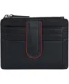 Mancini Women's Sonoma Rfid Secure Card Case Wallet In Black
