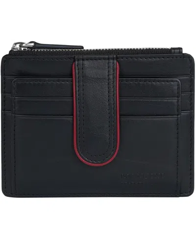 Mancini Women's Sonoma Rfid Secure Card Case Wallet In Black