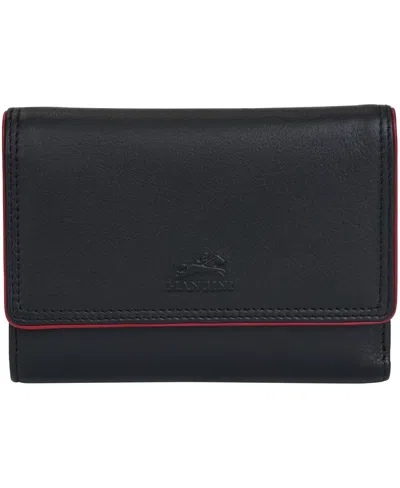 Mancini Women's Sonoma Rfid Secure Clutch Wallet In Black