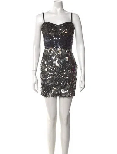Pre-owned Mandalay Mini Dress In Multi