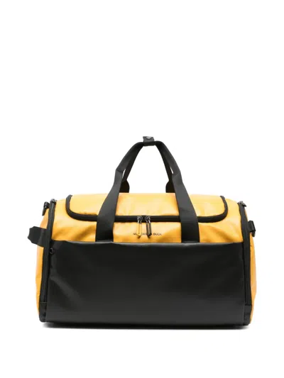 Mandarina Duck Colour-block Zipped Duffle Bag In Yellow