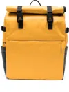 Mandarina Duck Eco Coated Backpack In Yellow