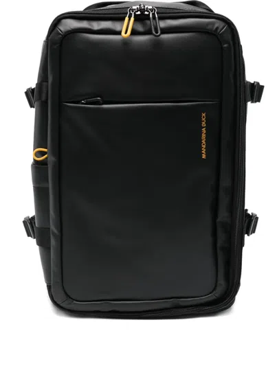 Mandarina Duck Eco Coated Travel Backpack In Black