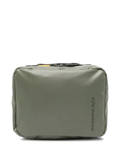Mandarina Duck Eco Coated Travel Bag In Green