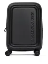 Mandarina Duck Embossed Logo Suitcase In Black