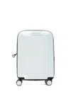 Mandarina Duck Embossed Logo Suitcase In White