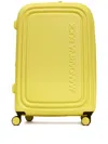 Mandarina Duck Embossed Logo Suitcase In Yellow