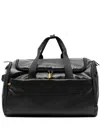 Mandarina Duck Faux-leather Duffle Bag In Black