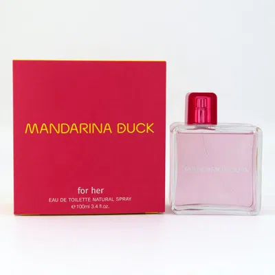 Mandarina Duck Ladies For Her Edt 3.4 oz Fragrances 8058045433453 In Pink