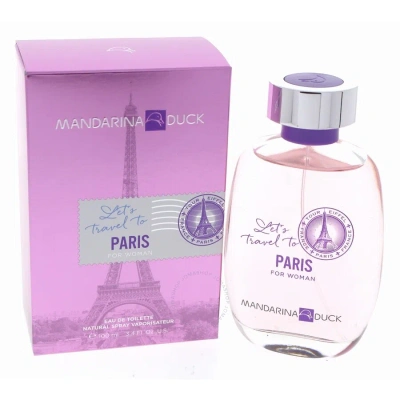 Mandarina Duck Ladies Let's Travel To Paris Edt Spray 3.4 oz Fragrances 667547774162 In Violet