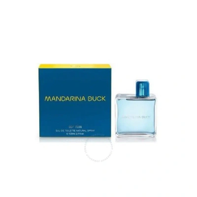 Mandarina Duck Men's For Him Edt 3.4 oz Fragrances 8058045433460 In White