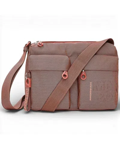 Mandarina Duck Shoulder Bag Md20 Woman Pecan Nut In Mitrix In Other
