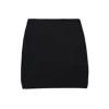 Mandasen Women's Amber Knit Skirt Black In Black