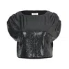 Mandasen Women's Cedar Sequins Top Silver In Silver