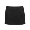 Mandasen Women's Halston Black Silk Low Rise Mini In Black