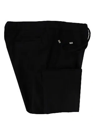 Pre-owned Mandelli $1400  Midnight Navy Blue Pants - Slim - (mm43242)