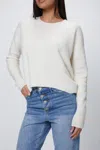 Mandkhai Cropped Cashmere Jumper In White In White