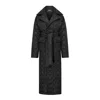 Mandragora Women's Black Quilted Nylon Coat – Area In Black