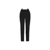 Mandragora Women's High-waisted Light Black Pants - Feminity In Black