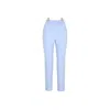 Shop Mandragora Women's High-waisted Light Blue Pants - Feminity