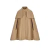 Mandragora Women's Neutrals Stanning, Elegant Beige Cape – Femme Fatale In Multi