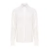 Mandragora Women's Neutrals / White Ecru Linen And Viscose A Long, Flowing Shirt - Ora