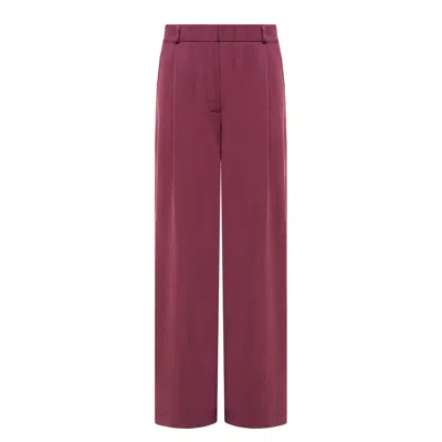 Mandragora Women's Red Naia Trousers Burgundy
