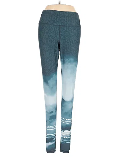 Pre-owned Manduka Active Pants In Blue