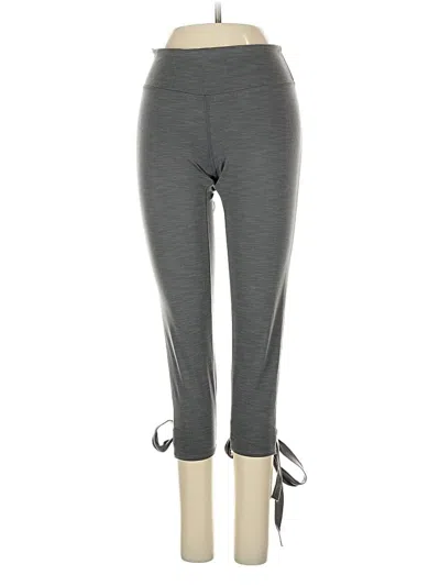 Pre-owned Manduka Active Pants In Gray