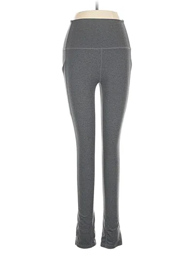 Pre-owned Manduka Active Pants In Gray