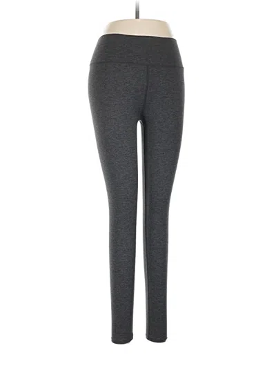 Pre-owned Manduka Active Pants In Gray