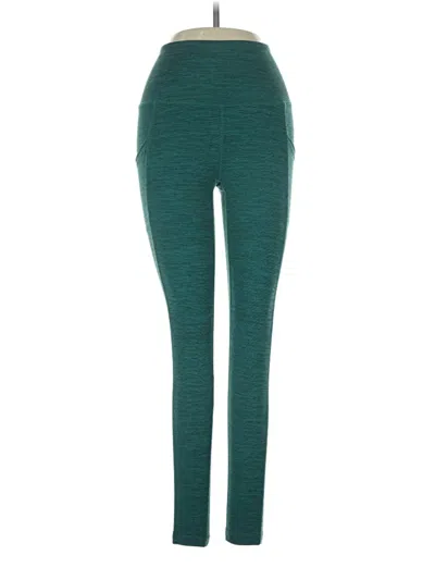 Pre-owned Manduka Active Pants In Teal