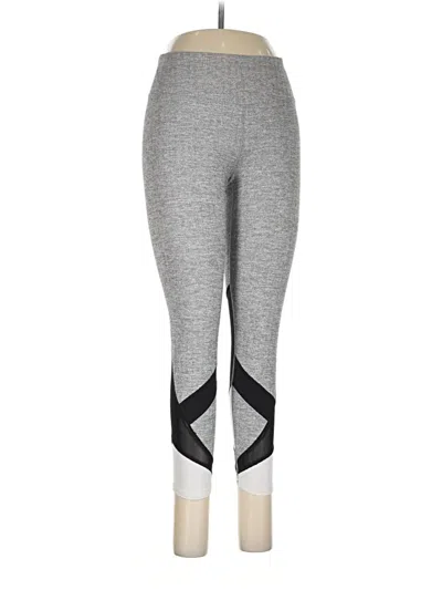 Pre-owned Manduka Leggings In Gray