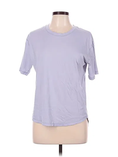 Pre-owned Manduka Short Sleeve T-shirt In Gray