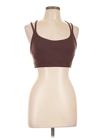 Pre-owned Manduka Sports Bra In Brown