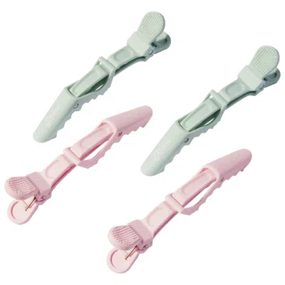 Mane All Grip No Slip Alligator Hair Clips In White