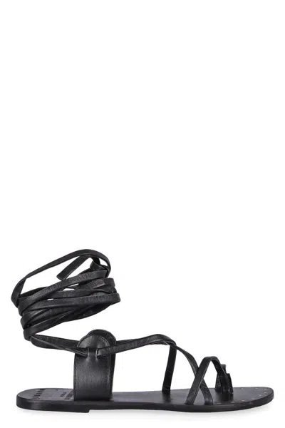 MANEBI MANEBÍ ALEX RIVIÈRE STUDIO X MANEBÍ - ST TROPEZ LEATHER SANDALS