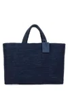 Manebi Double-handled Handbag In Blue