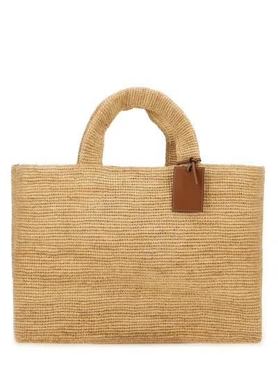 Manebi Bag "sunset" Large In Ivory