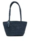 Manebi Manebí Medium Blue 'panier' Shopping Bag In Blue