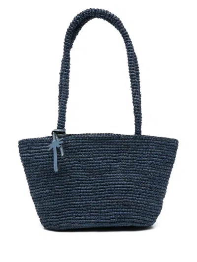 Manebi Manebí Medium Blue 'panier' Shopping Bag